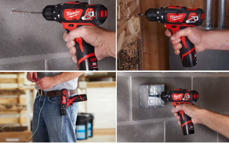 Máy khoan pin 12V Milwaukee M12 BPD-0