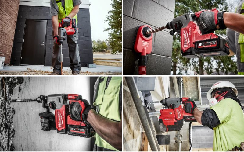 Máy khoan búa Milwaukee M18 FHX-0X0