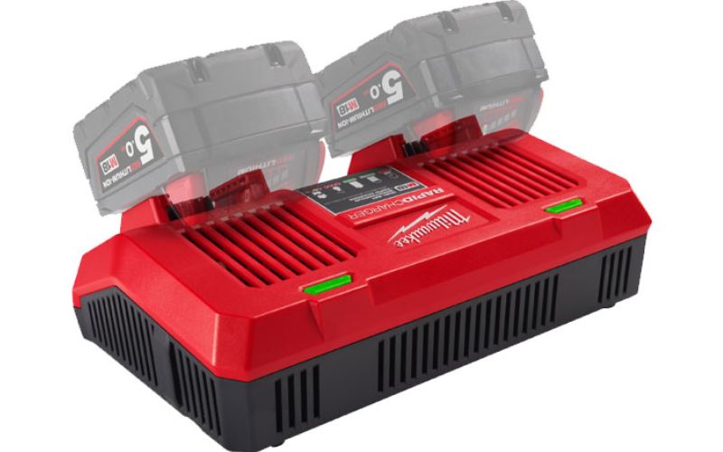 Bộ sạc nhanh Milwaukee 2 cổng M18 DFC