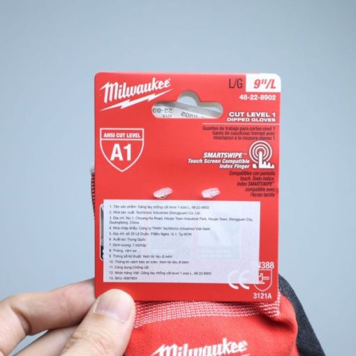 Găng tay chống cắt Milwaukee level 1 size L (48-22-8902)