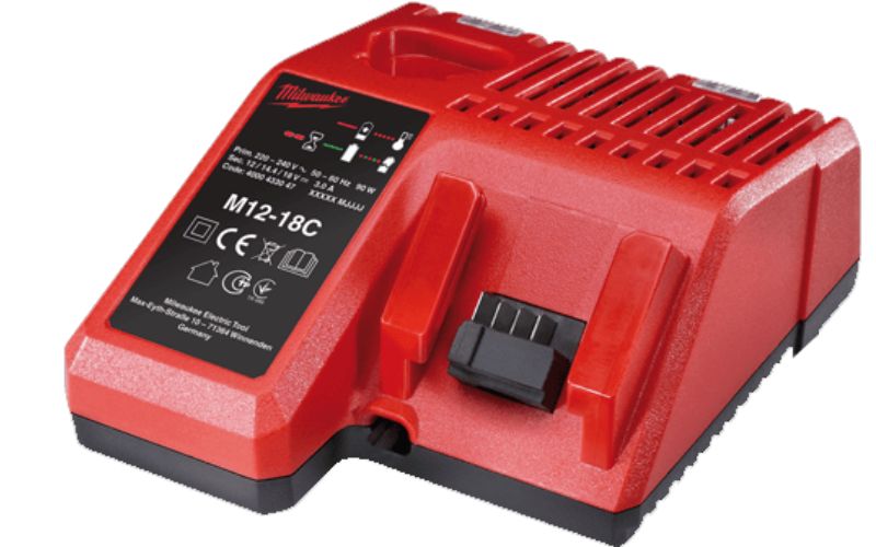 Sạc Milwaukee M12-18C pin 12V và 18V